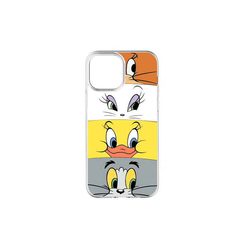 เคสซิลิโคนเหลว Tom And Jerry การ์ตูนโทรศัพท์ Care สําหรับ iphone 12 13 14pro 15 16 max