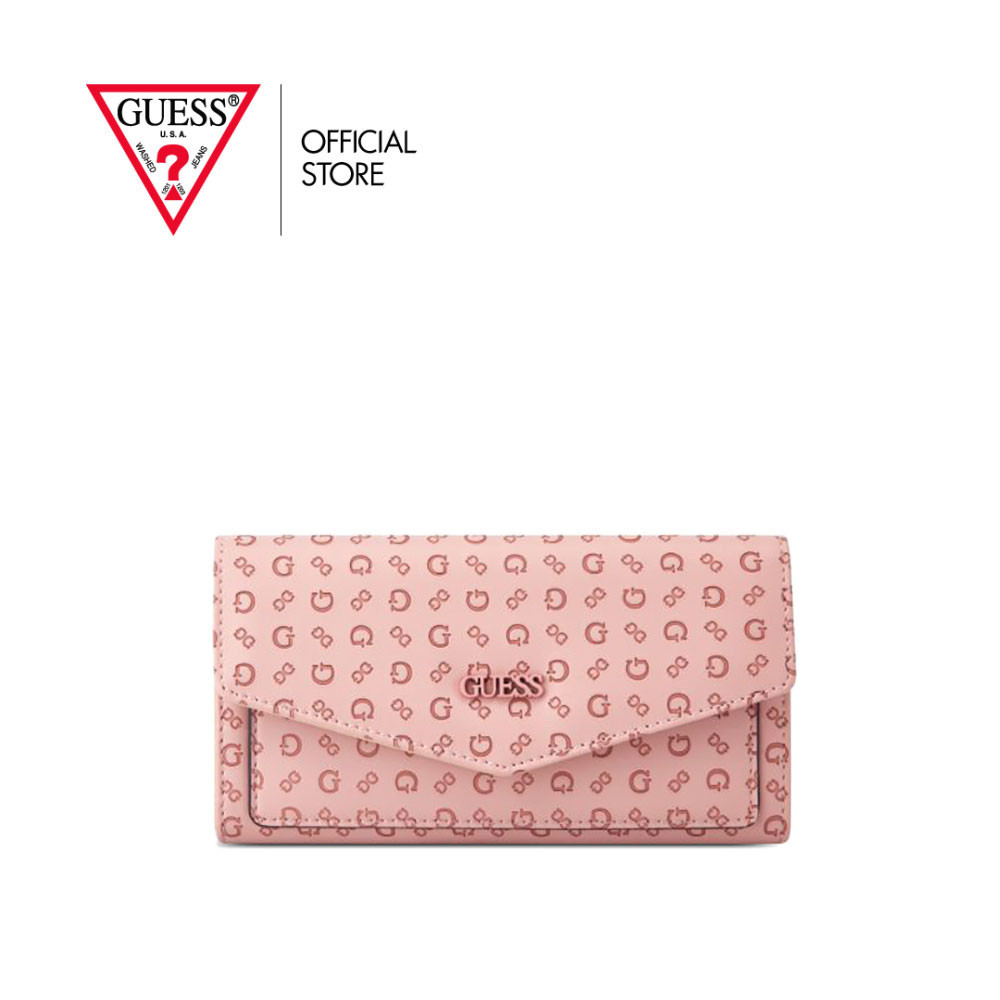 GUESS กระเป๋า รุ่น GG925551 NIKO SLG SLIM CLUTCH PINK สีชมพู
