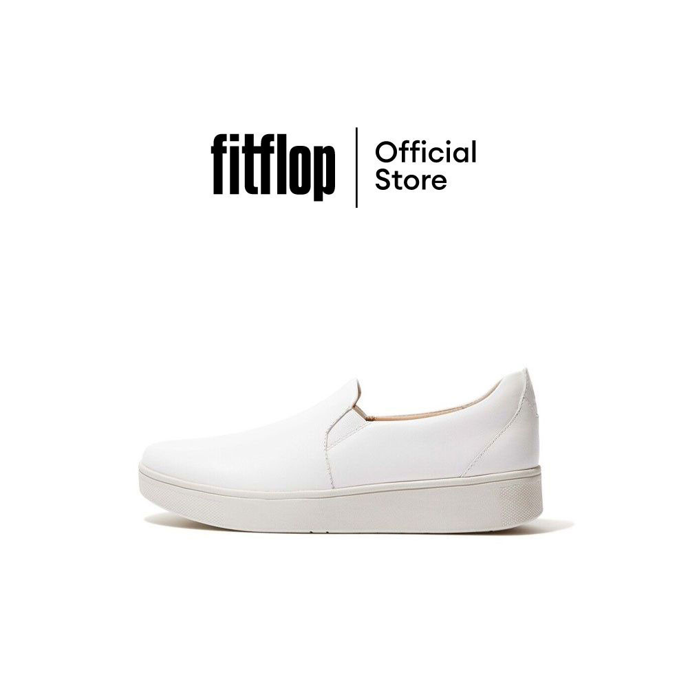 FITFLOP RALLY LEATHER SLIP-ON SNEAKERS รองเท้าผ้าใบผู้หญิง รุ่น FC7-194 สี URBAN WHITE
