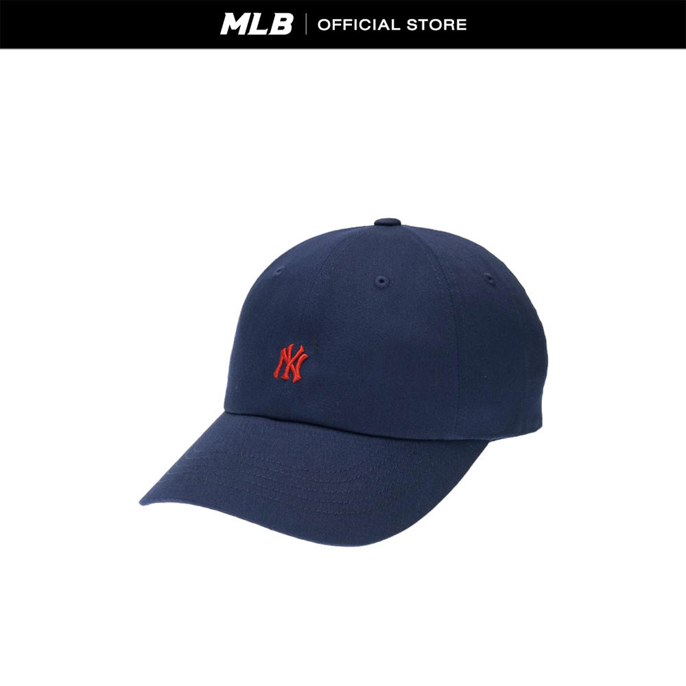 MLB หมวกแก็ป ยูนิเซ็กส์ Nano Logo Unstructured Ball Cap รุ่น 3ACPB045N 50NYS สีกรมท่า