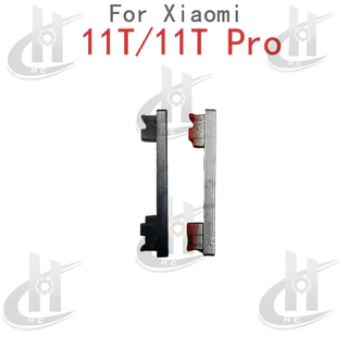 สําหรับ Xiaomi 11T / 11T Pro Power volume ปุ่มด้านข้าง Flex Cable Keys ปุ่มปิดระดับเสียงขึ้นและลงปุ่มด้านข้างอะไหล่ทดแทน