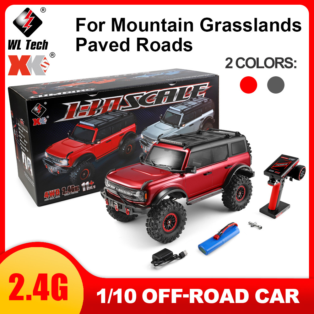 Wltoys 1:10 รถปีนเขาไฟฟ้า 104020 4วว รีโมทคอนโทรลรถออฟโรดของเล่นผู้ใหญ่
