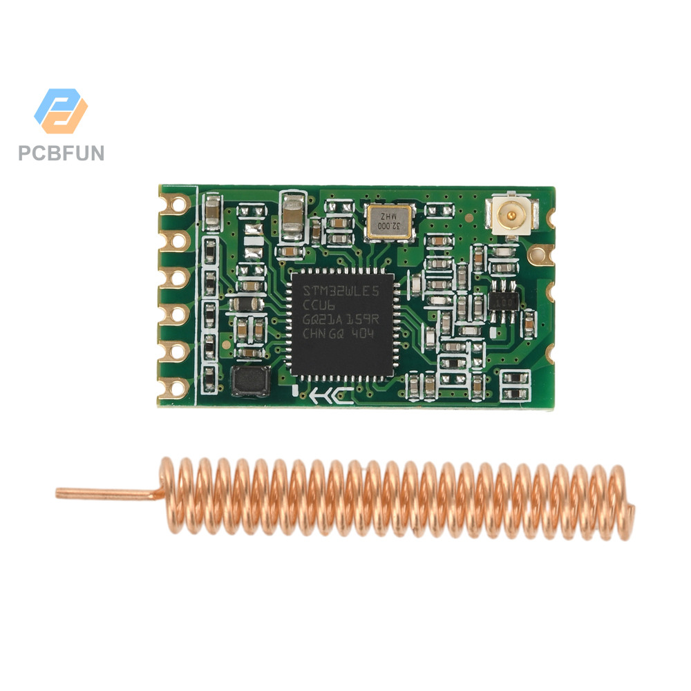 Pcbfun HC-15 LORA การสื่อสารอนุกรมไร้สายโมดูลส่งสัญญาณดิจิตอล 433MHZ/การสื่อสารทางอากาศ/UART/TTL ระดับ DC 3.0-3.6V