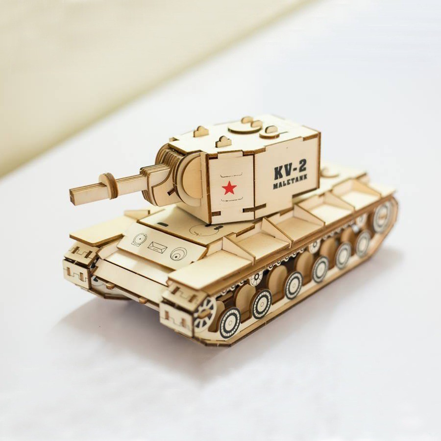 ของเล่นปริศนา 3 มิติ KV-2 Male Tank Laser รุ่น LC-GP282