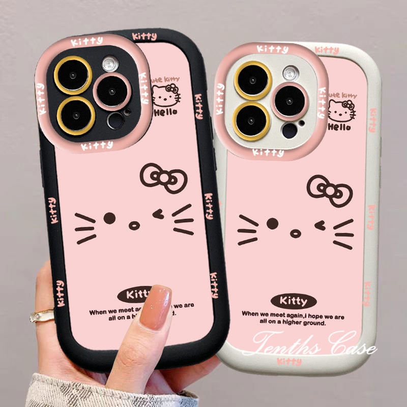 สําหรับvivo Y19s Y100 Y03 Y18 Y28 Y17s Y27 Y36 Y35 Y16 Y02s Y22s Y15A Y15S Y21s Y20S Y20i Y12s Y95 Y93 รวมทุกอย่างเคสโทรศัพท์Kittyฝาครอบโทรศัพท์