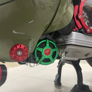 ฝาครอบ ยาง บูทแท่นเครื่อง CNC สำหรับ Vespa Sprint Primavera 150 125 2024 2025 MY24 sprint 180 เวสป้า อลูมิเนียม ครอบบูท **จัดส่งจากคลังสมุทรสาคร**