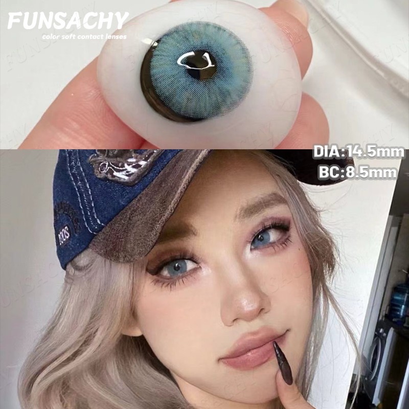Funsachy Lucifer คอนแทคเลนส์ ตาโต คอนแทคเลนส์สีฟ้า คอนแทคเลนส์ไอริส คอนแทค ส่งไวจากไทย