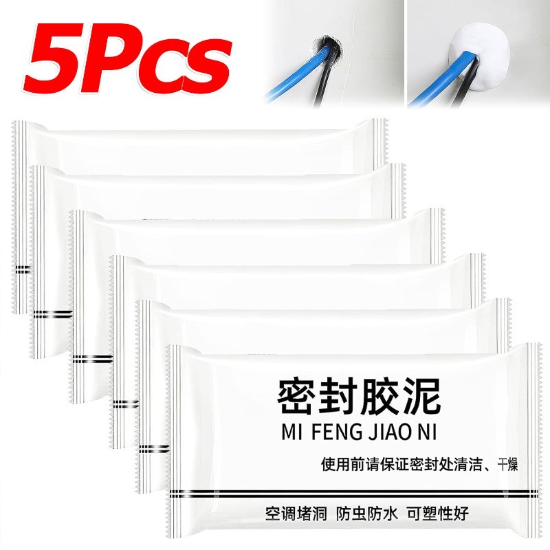 1/3/5 ชิ้น White Wall Repair Sealing Clays / Air Conditioning Hole Repair Sealant / กันน้ํา Wall Hole Filler