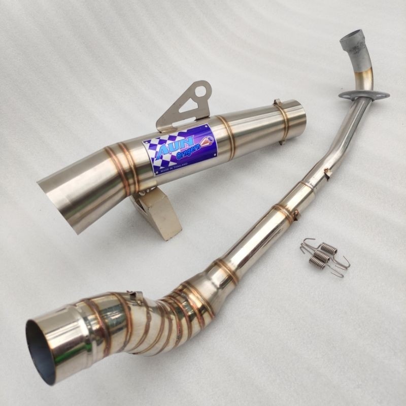 AUN SUPER เปิด PIPE 51 มม.CANISTER TUBE ประเภท 1 ชุดสําหรับ xrm 110 125 wave 100 110 125 smash 110 1