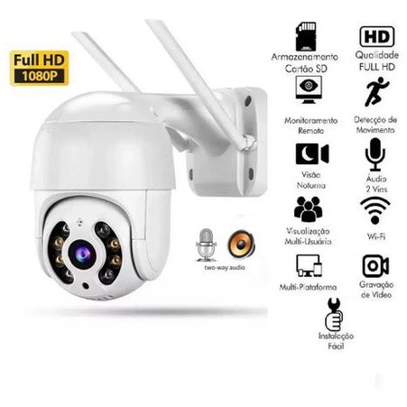 SMART WIFI V720-A8 FULL HD SECURITY CAMERA - A8 1080P กันน้ํา