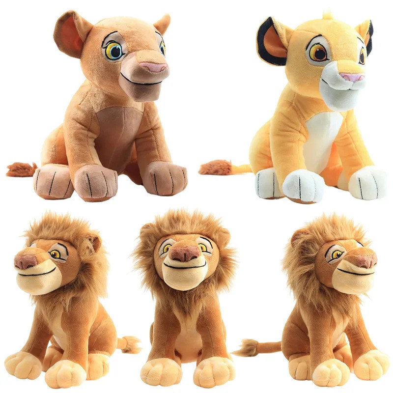The Lion King Simba ของเล่นตุ๊กตาเด็ก Simba และ NALA ตุ๊กตา Plush Soft ตุ๊กตาของเล่นโยนหมอนของขวัญเด