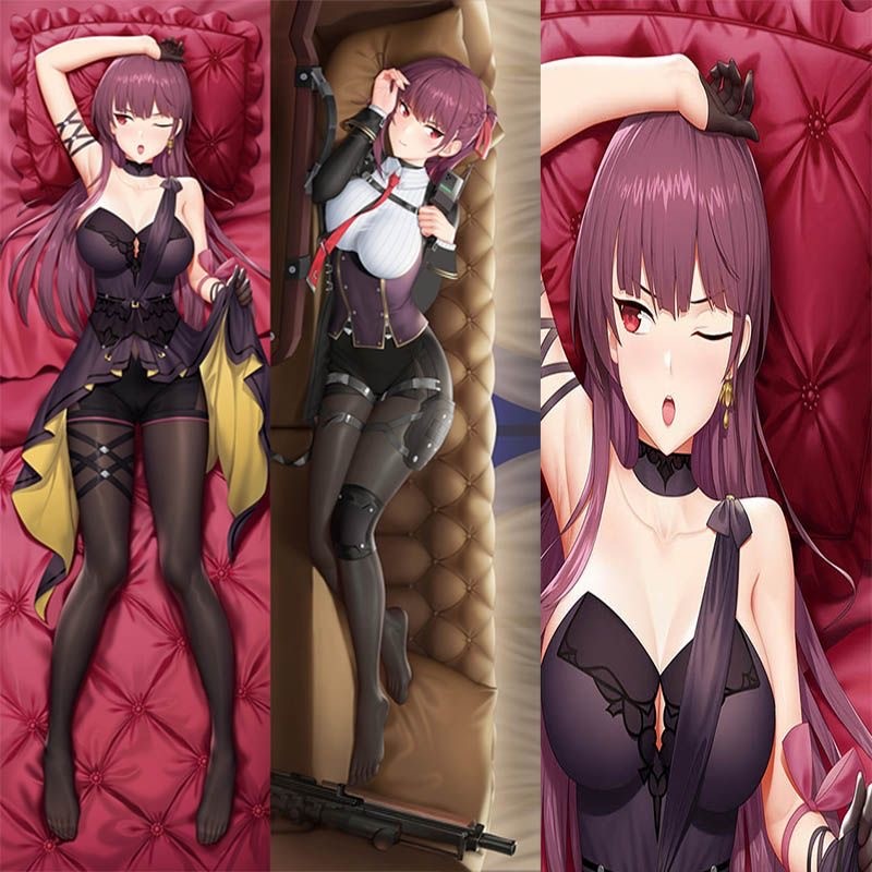 อะนิเมะ Girls Frontline WA2000 Dakimakura Otaku เบาะ Peachskin Fullbody โยนหมอนของขวัญ