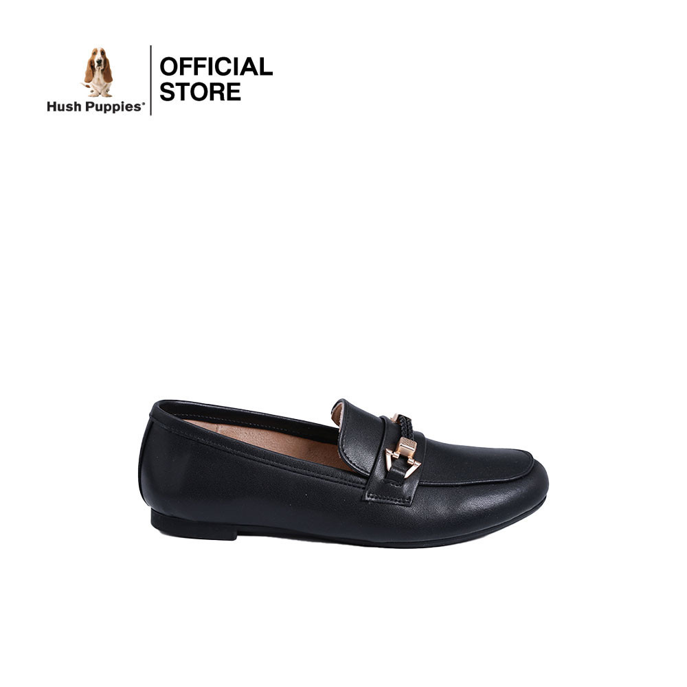 Hush Puppies รองเท้าผู้หญิง รุ่น HP 8WCFPP115A - สีดำ (รองเท้าลำลองหนังสังเคราะห์ แบบสวม)