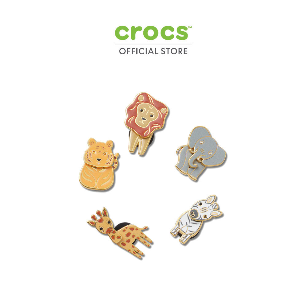 CROCS ตัวติดรองเท้า JIBBITZ™ ENAMEL SAFARI 5 PACK รุ่น 10015527
