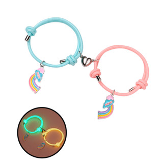 สร้อยข้อมือเด็กเรืองแสงในที่มืดการ์ตูนสายรุ้งเพื่อนที่ดีที่ส…