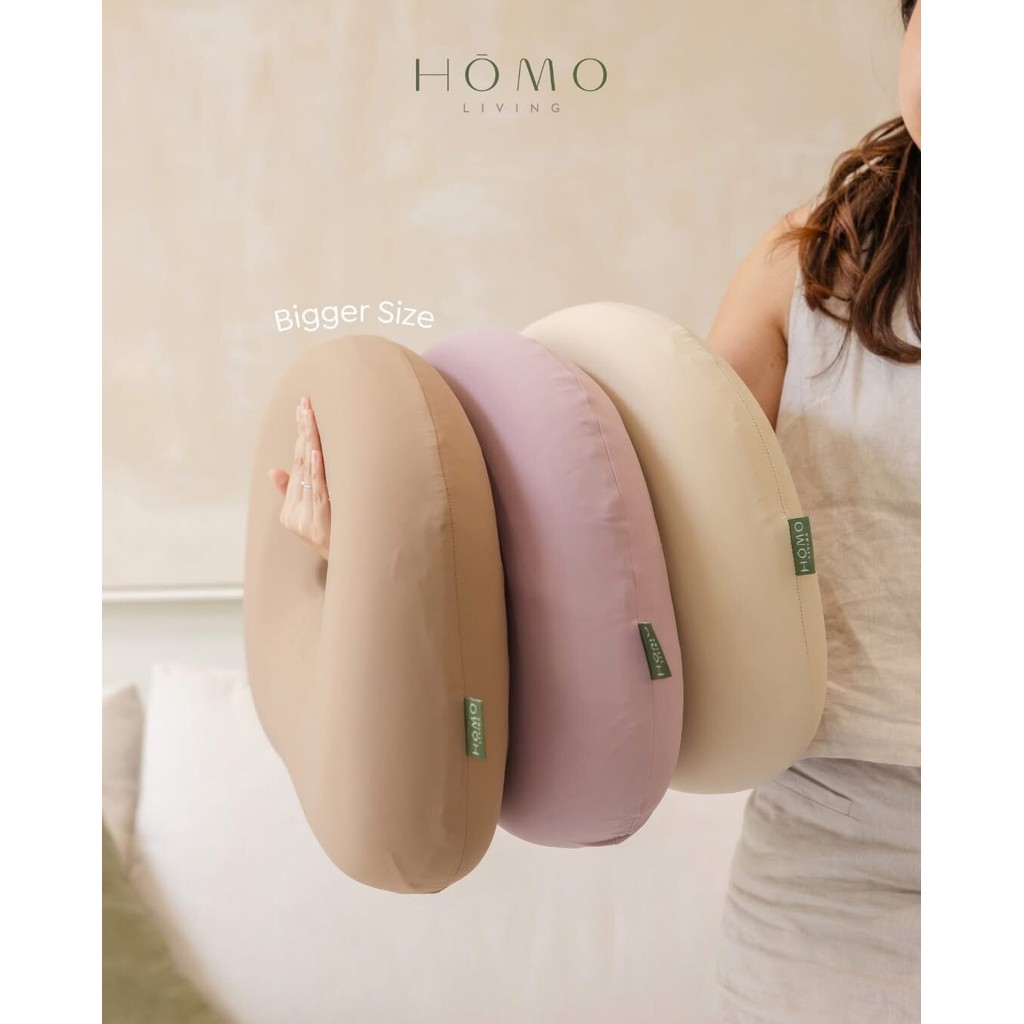 Homoliving Donut Pillow- Firm Suppprt หมอนสุขภาพโดนัทรุ่น Firm กระชับต้นคอลดการปวดเมื่อย รูปที่ 2