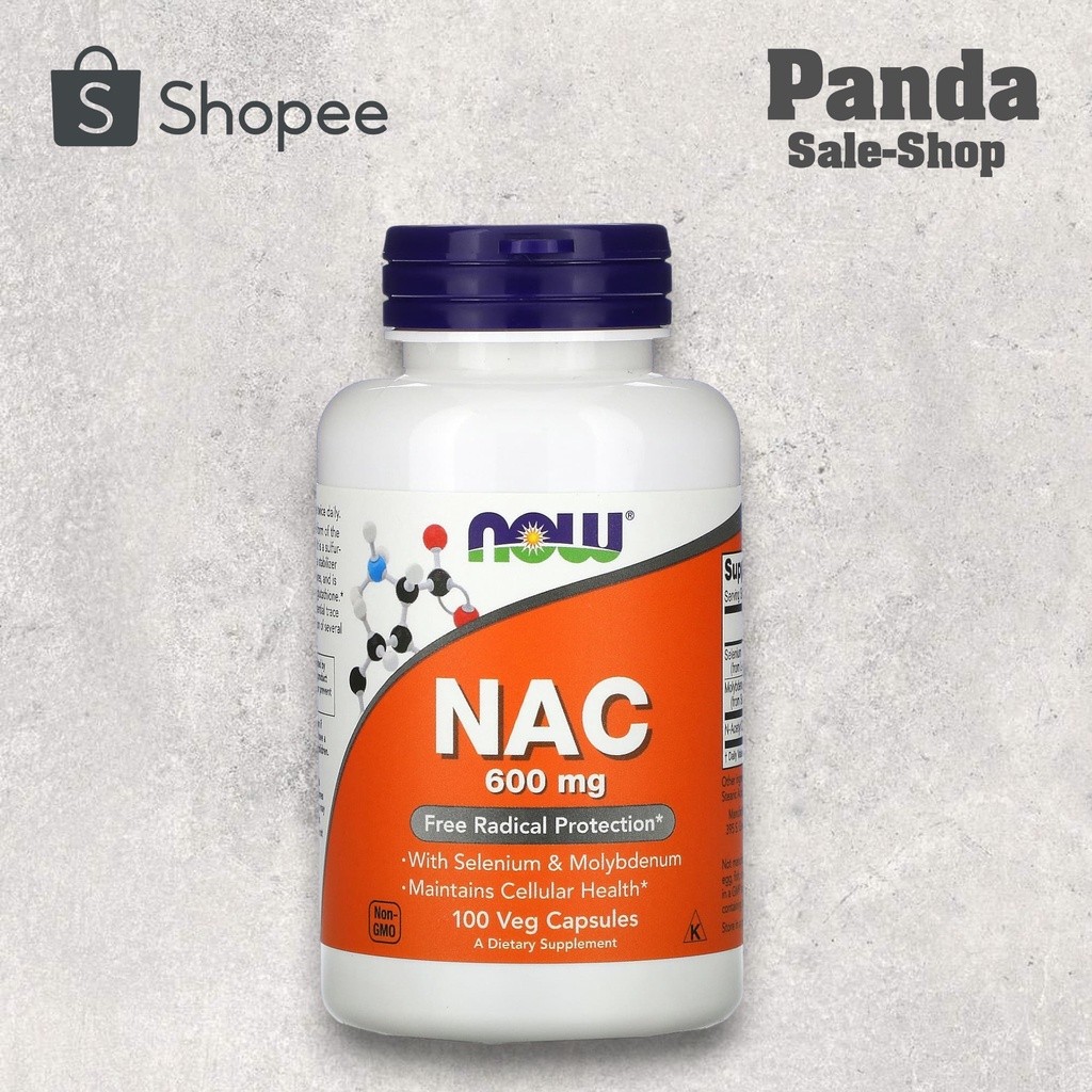 📢พร้อมส่ง 🔔  NOW Foods, NAC, 600 mg