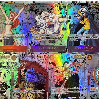 อาหารทะเล One Piece Opcg คุณภาพสูง DIY มังงะการ์ด LUffy Zoro…