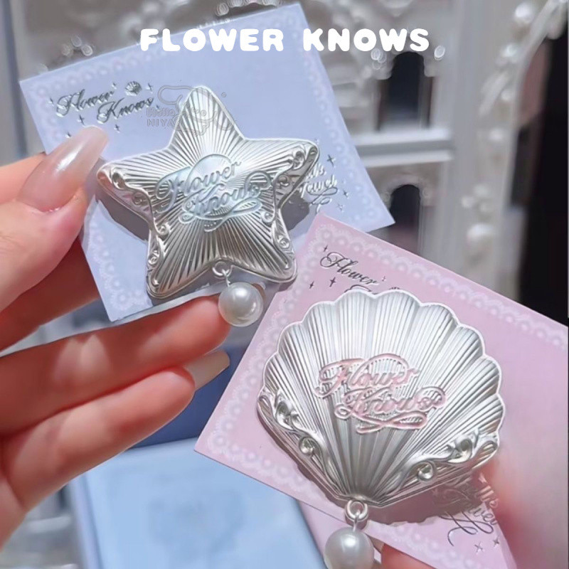 FLOWER KNOWS กิ๊บติดผม เปลือกหอย ไข่มุก กิ๊บติดผม เครื่องประดับผม ดาว กิ๊บติดผมมหาสมุทรน่ารัก