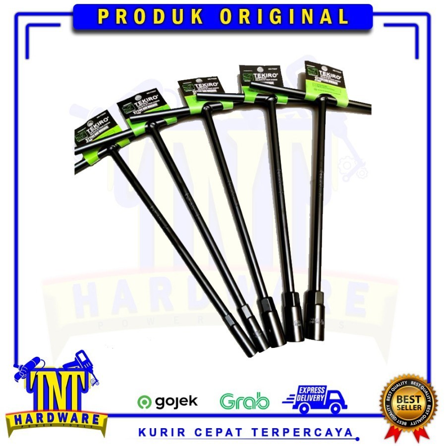 TEKIRO 7MM สีดํา T-SOCKET WRENCH / TEKIRO T-SOCKET WRENCH