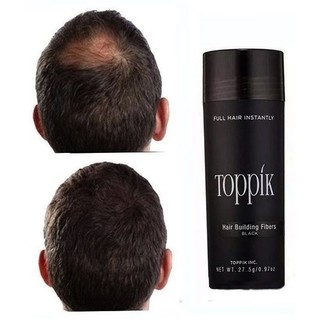 💋ส่งToppikแน่นอน 💋ผงไฟเบอร์เพิ่มผมหนา Hair Building Fiber ปิดผมบาง หัวล้าน ผมบาง ขนาด 27.5 กรัม รหัส 68047