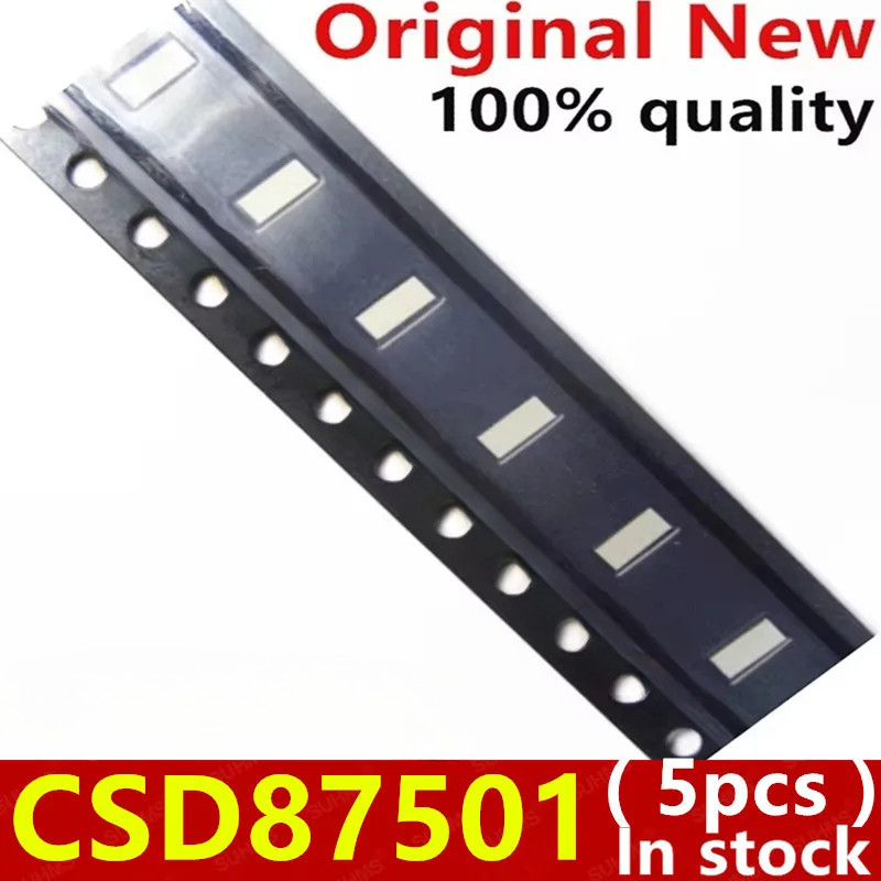 (5 ชิ้น) ชิปเซ็ต CSD87501 CSD87501L XFLGA-10 ใหม่)