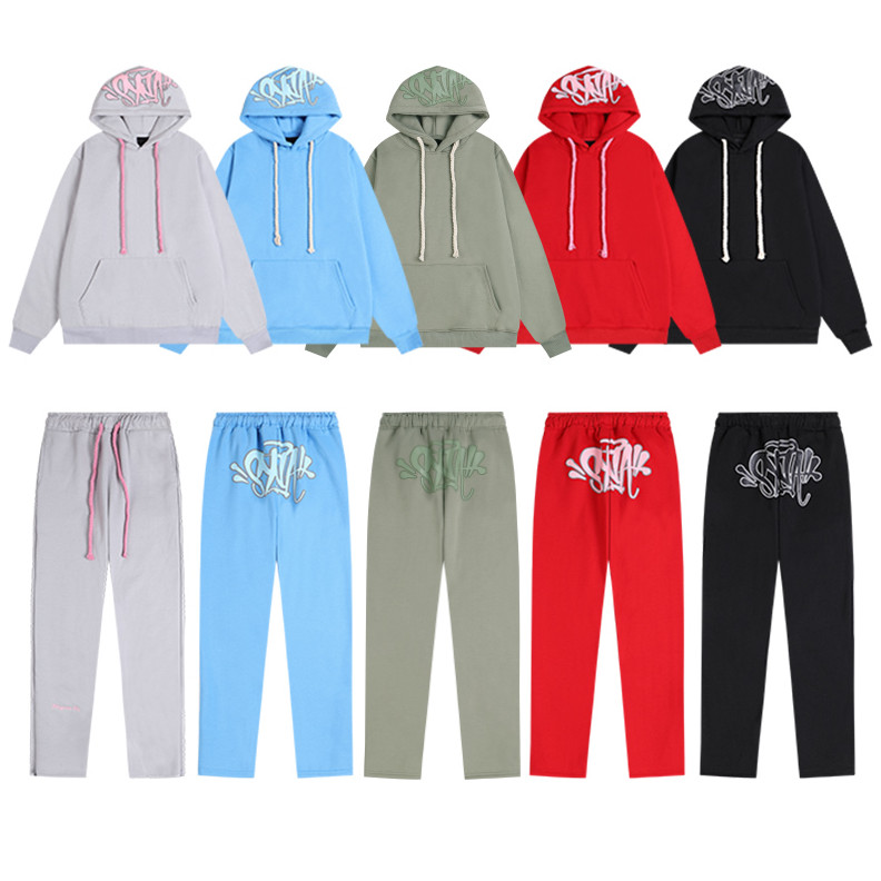 ขายร้อน Synaworld สามมิติโฟมพิมพ์ขนแกะ Hoodie ผู้ชายผู้หญิงหลวมสบายๆ Sw