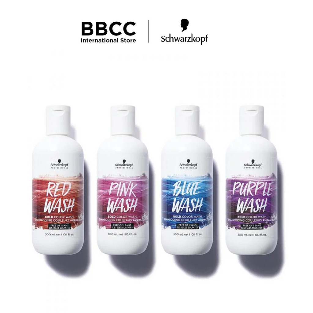 Schwarzkopf/แชมพูคงสี/ย้อม/ย้อมผม/ปกป้องสี/เทา/น้ำเงิน/ชมพู/ม่วง/เติมสี/เหลือง/selune/120ml fyt8