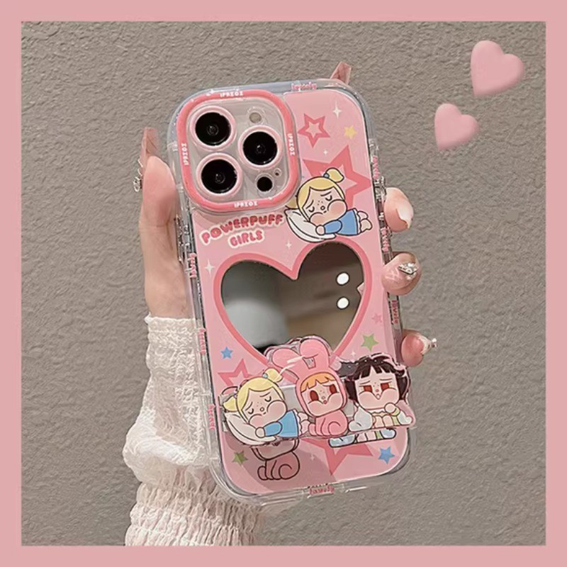 การ์ตูนรักผู้หญิงซุปเปอร์ดินสอสีเทียนชินชานเคส IPhone 15 12 11 13 16 14 Pro Max X XR 15 8 16 7 Plus XS Max 7Plus SE 2020