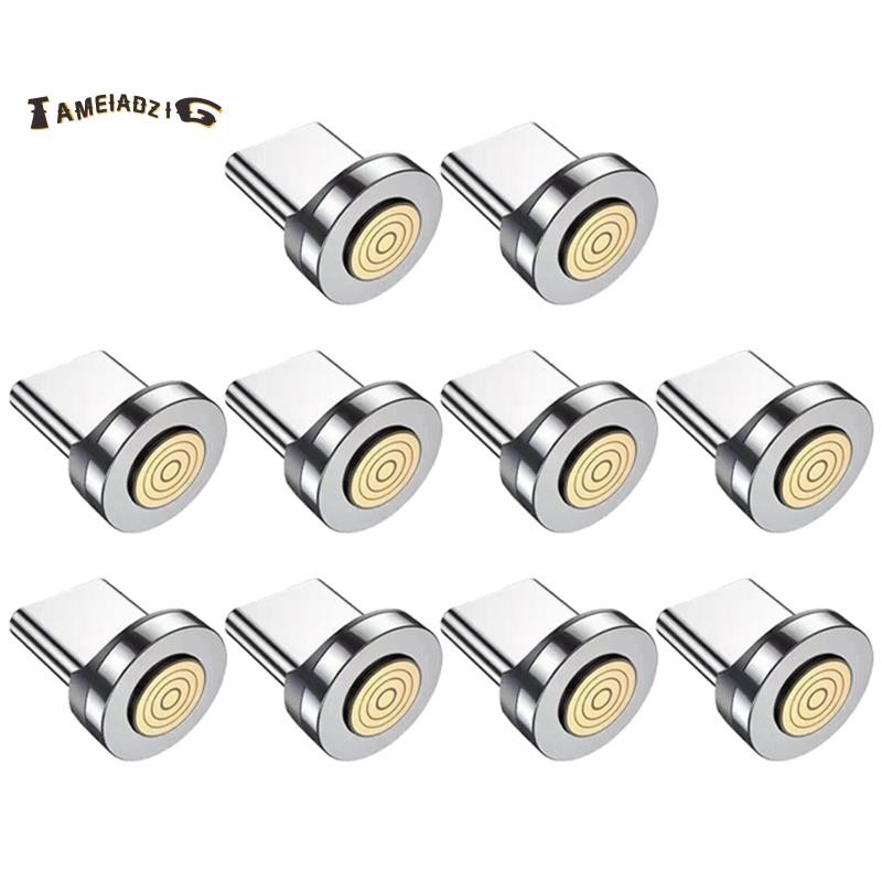 7pin Type C ปลั๊กแม่เหล็กเคล็ดลับอะแดปเตอร์สายชาร์จเร็วสําหรับเครื่องชาร์จแม่เหล็ก 360° ขั้วต่อการหมุนองศา