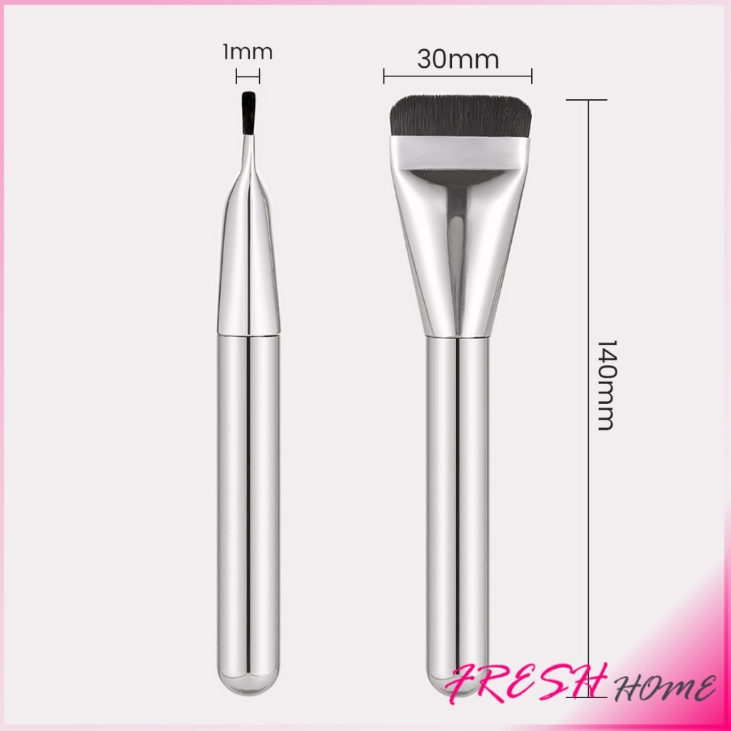 Fresh แปรงรองพื้น หัวแบน แปรงเกลี่ยบีบีครีม หัวแปรงบาง ขนแปรงนุ่ม ไม่ทิ้งรอย สําหรับแต่งหน้า Foundation Brush - รูปที่ 6