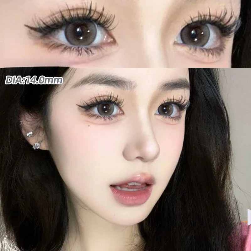 (COD)-100~-800 คอนแทคเลนส์สีคู่ขนาด คอนแทคเลนส์ คอนแทคเลนส์สี คอนเทค mini รายวันYXYJ1102
