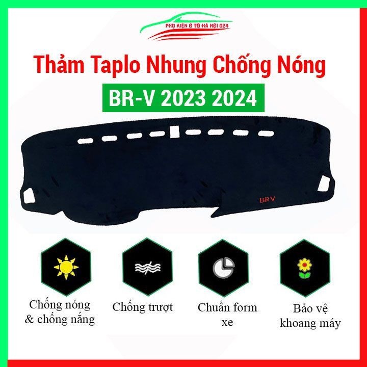 พรม Taplo สําหรับ Honda BRV BR-V 2023 2024 พรมกํามะหยี่