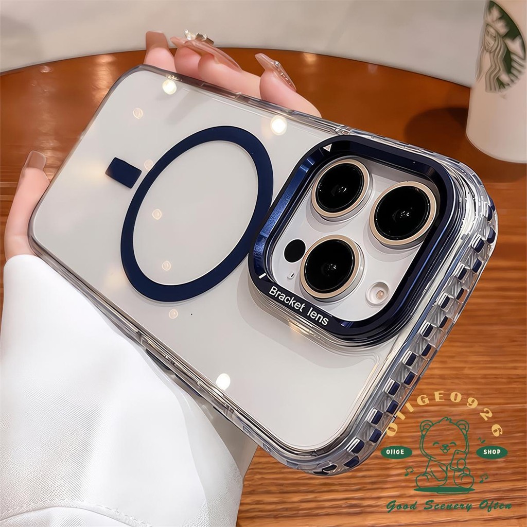 ใหม่ป้องกันการล่มสลายแม่เหล็กเคสโทรศัพท์ iphone16 Pro Max 15 14 13 12 11 ปลอกสําหรับเคส iPhone ซิลิโคนนุ่ม TPU กันกระแทก - รูปที่ 4