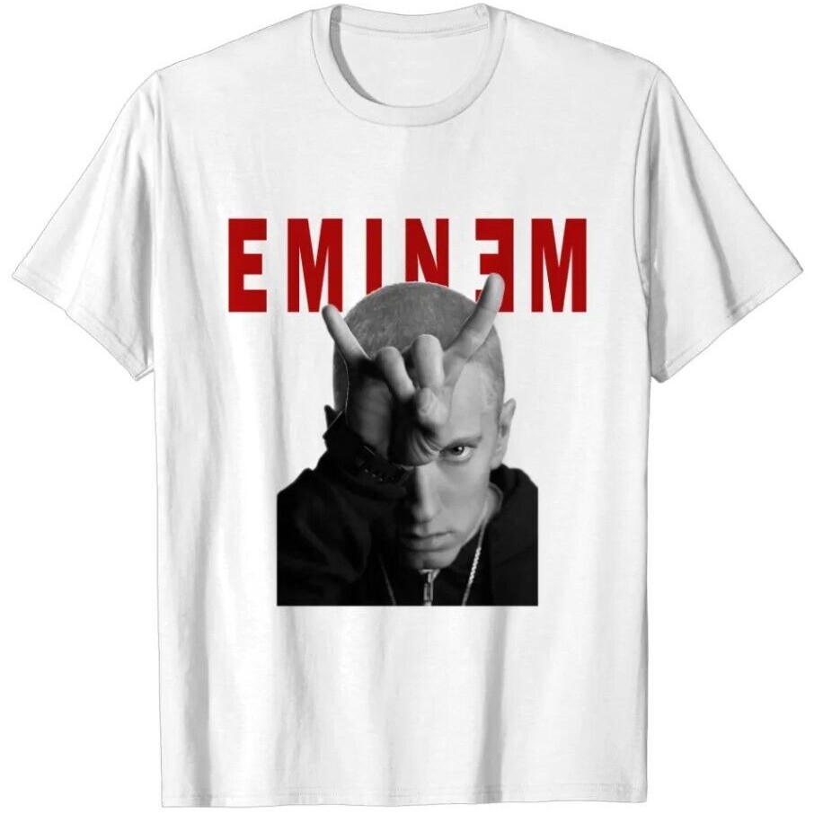 Meme Eminem Graphic Tshirt เสื้อยืดแขนสั้น