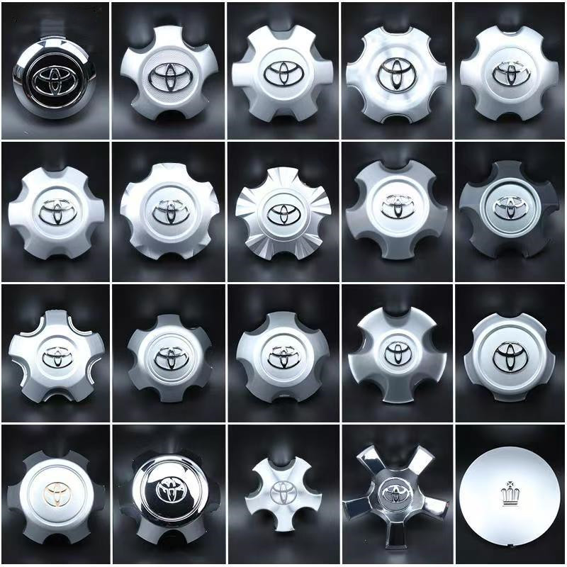 1 ชิ้น Chrome Alloy ล้อ Center Hub Cap Hubcaps ฝาครอบ Rim Care อุปกรณ์เสริมสําหรับ Toyota VX TX Land Cruiser Prado GRJ150 VR LX570 LX460 LX470 4000 2700 4700 Camry RAV4