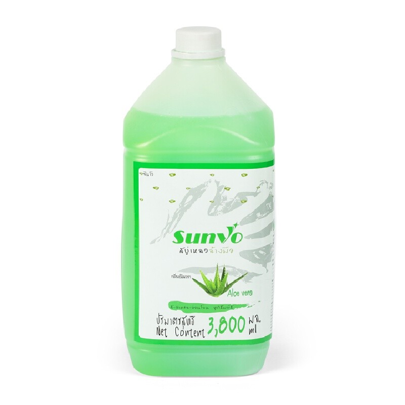 SUNVO สบู่เหลวล้างมือ กลิ่นอโรเวล่า ขนาด 3.8 ลิตร