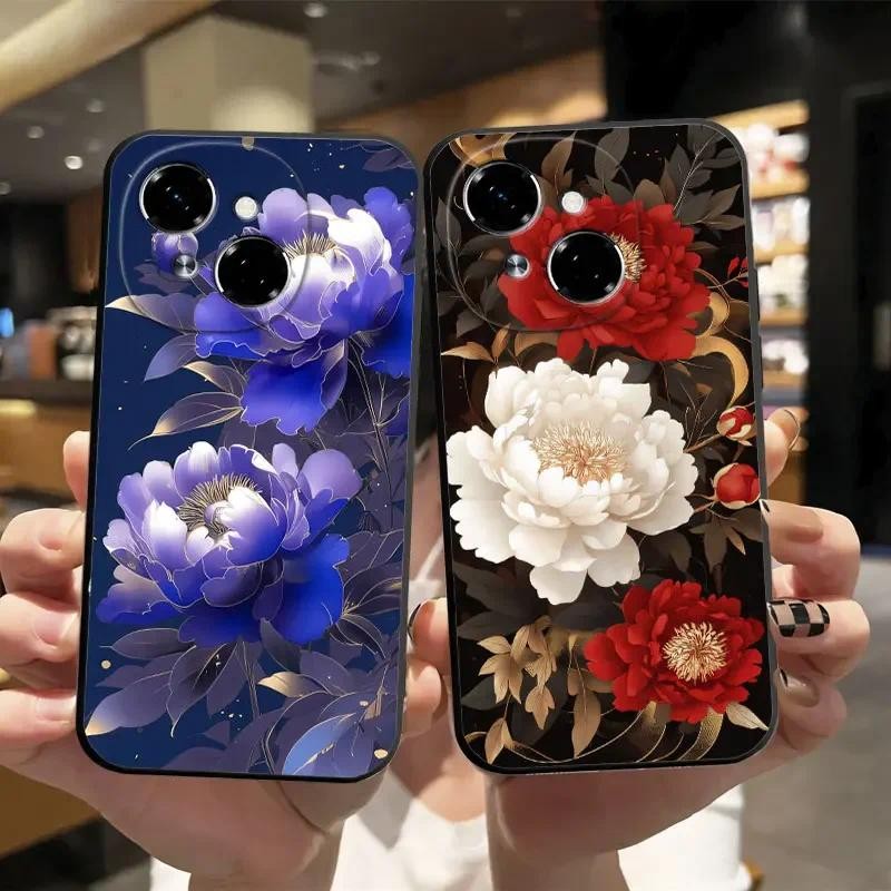 หรูหราดอกไม้หินอ่อนสําหรับ Tecno Spark Go 1 2025 2024 2023 กรณีซิลิโคนอ่อนนุ่มกันกระแทกสําหรับ Techn