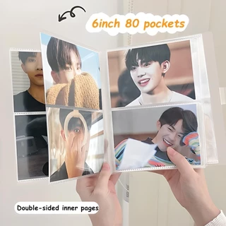 สมุดใส่การ์ด art toy อัลบั้มรูปโพลารอยด์ อัลบั้มรูปภาพ สําหรับใส่โฟโต้การ์ด สําหรับตกแต่งบ้าน ง่ายต่อการจัดเก็บ