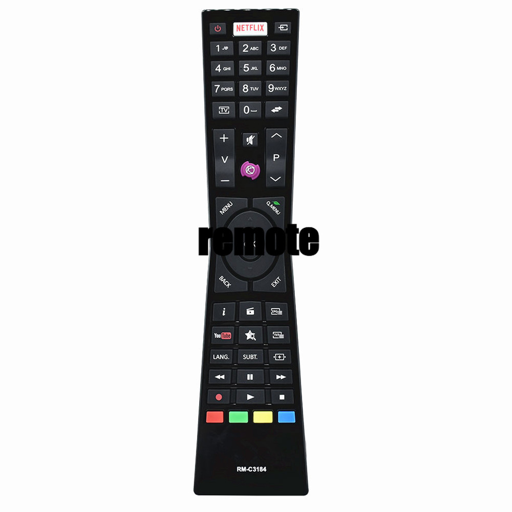 รีโมทคอนโทรลใหม่ RM-C3184 สําหรับ JVC สมาร์ททีวี Fit สําหรับ LT-55VU72A LT-55VU63k LT-32VH52K LT-39V