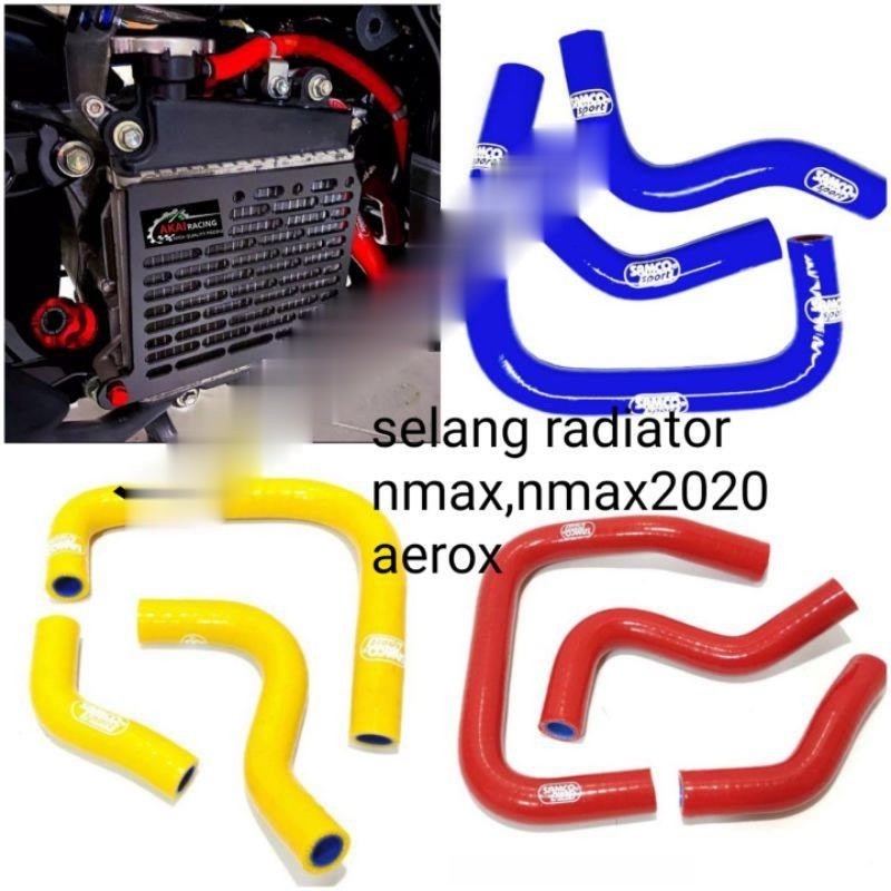 ท่อหม้อน้ํา CR nmax ท่อหม้อน้ํา nmax aerox AKAI RACING