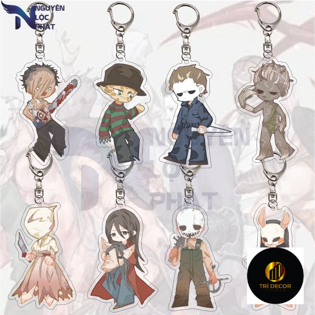 พวงกุญแจโมเดลตัวละครเกม Dead By Daylight nlp