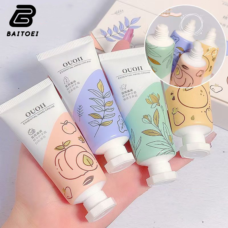 BAITOEI ครีมทามือบิวตี้พริ้นท์ 30g มอยส์เจอร์ไรซิ่ง ครีมทามือบำรุงผิวอ่อน ๆ บำรุงผิวให้ความชุ่มชื้น ครีมทามือไวท์เทนนิ่ง
