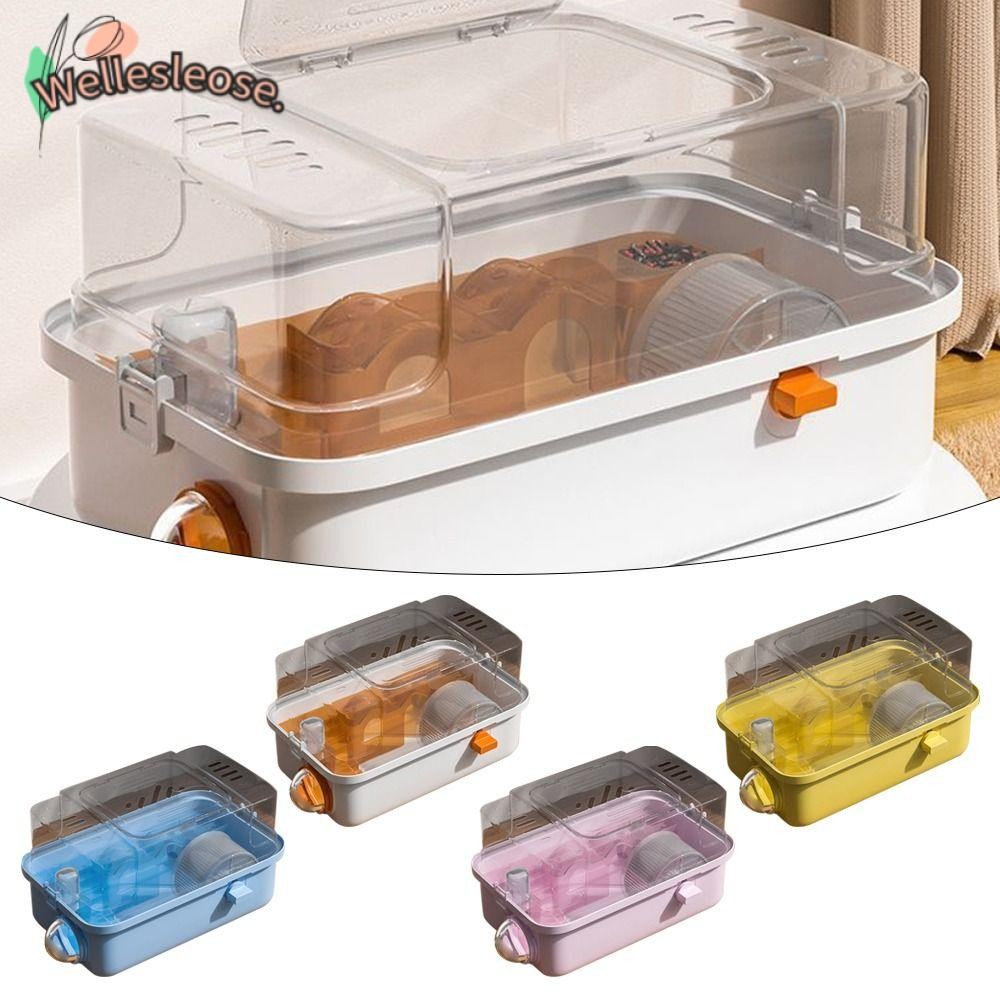 ห้องน้ํา กรงหนูแฮมสเตอร์, ระบายอากาศสองชั้นกรงขนสัตว์เล็ก, บ้านสัตว์เลี้ยงพื้นที่ขนาดใหญ่ที่ทนทาน