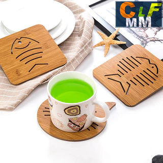 แผ่นไม้รองกันความร้อน แผ่นไม้สำหรับรองหม้อ, กระทะ, จาน, ชาม ที่ร้อน G2761