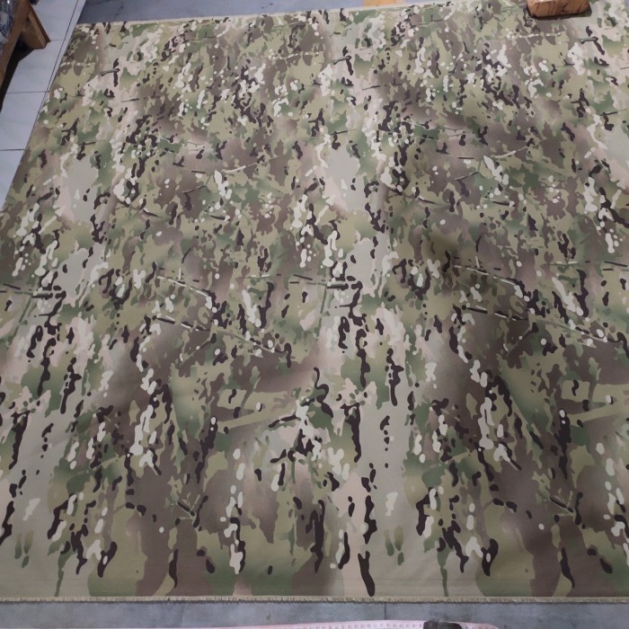 Cordura Fabric 500D Nylon Multicam สีดํา Tropic Water Proof Mil Spec - Multicam