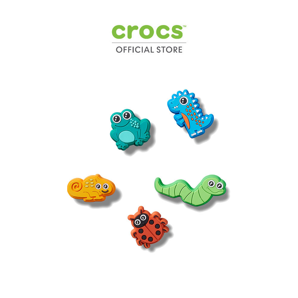 CROCS ตัวติดรองเท้า JIBBITZ BRIGHT YOUNG ANIMALS 5 PACK รุ่น 10013703