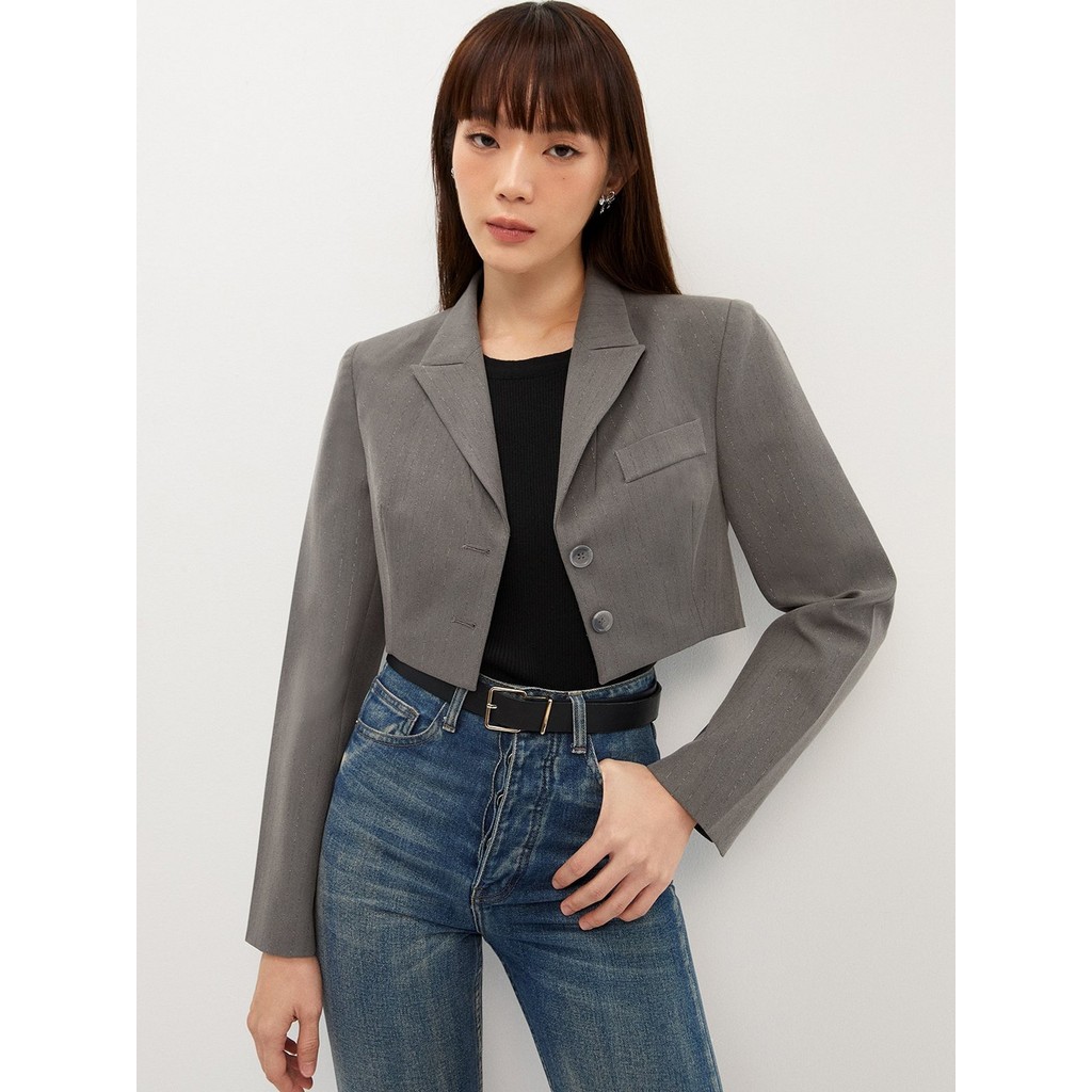 [Pomelo] เบลเซอร์ทรงครอป / Cropped Blazer