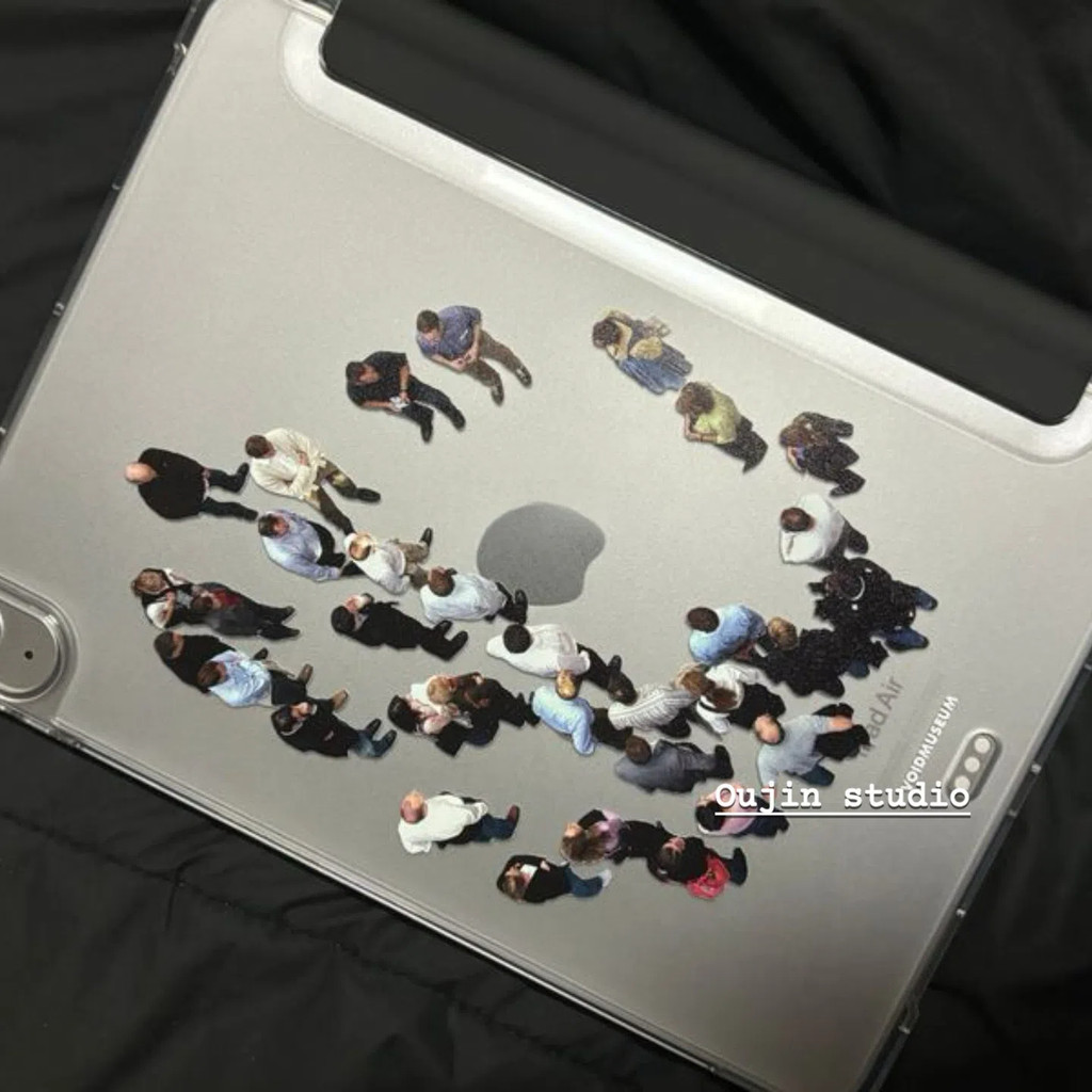 สไตล์เกาหลี ins Niche การออกแบบศิลปะที่ไม่ซ้ํากัน God Visual Earthman เหมาะสําหรับ 2024ipad37 ซม.2021 เคสป้องกันแท็บเล็ต 10th Generation/35 ซม.พร้อมช่องใส่ปากกาเคสป้องกันกันกระแทก