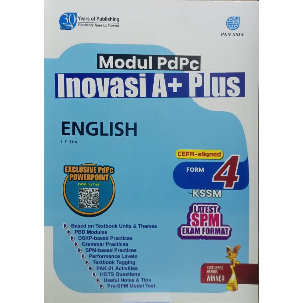 MODUL PDPC INOVASI A+ PLUS ENGLISH FORM 4 (PAN ASIA) 2025